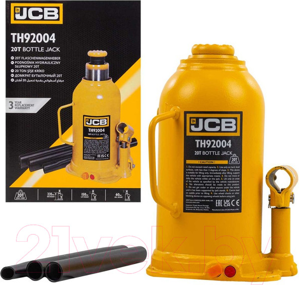 Изображение товара Бутылочный домкрат JCB TH92004 (20т)