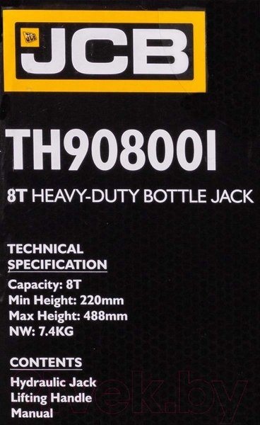 Изображение товара Бутылочный домкрат JCB TH908001 (8т)