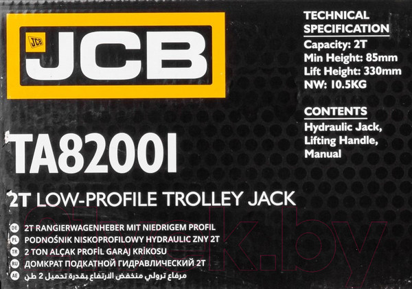 Изображение товара Подкатной домкрат JCB TA82001 (58028)