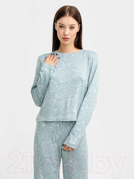 Изображение товара Комплект домашней одежды Mark Formelle 592468-1 (р.164/170-100-106, контурные совы)