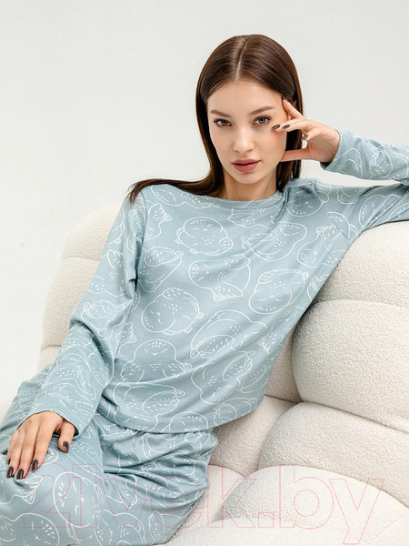 Изображение товара Комплект домашней одежды Mark Formelle 592468-1 (р.164/170-100-106, контурные совы)