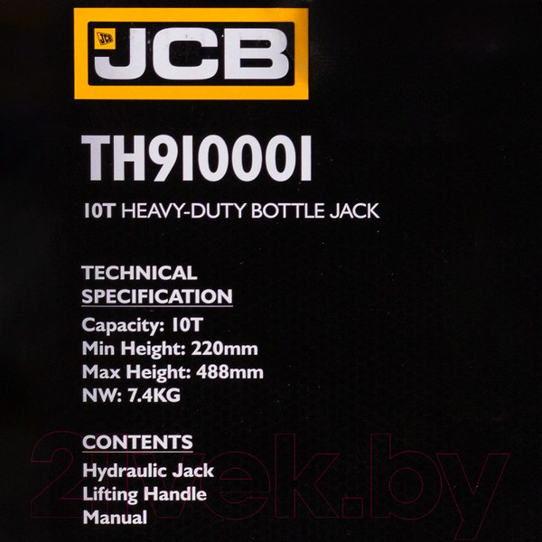 Изображение товара Бутылочный домкрат JCB TH910001 (10т)