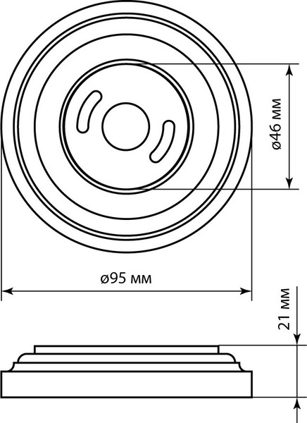 Изображение товара Рамка для выключателей и розеток TDM Виви / SQ1820-1489 (коричневый)