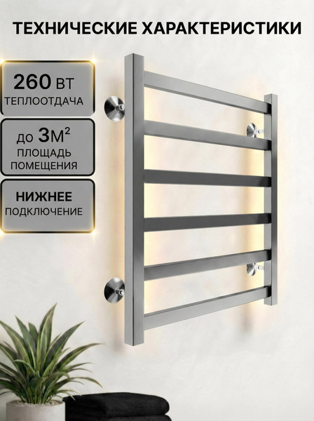 Изображение товара Полотенцесушитель водяной Terminus Ното П6 500x600