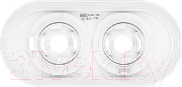 Изображение товара Рамка для выключателей и розеток TDM Виви / SQ1820-1090 (белый)