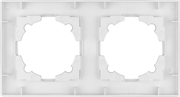 Изображение товара Рамка для выключателей и розеток TDM Сенеж / SQ1816-0255 (серебристый металлик)