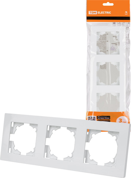 Изображение товара Рамка для выключателей и розеток TDM Сенеж / SQ1816-0056 (белый)