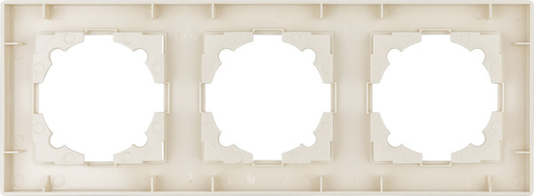 Изображение товара Рамка для выключателей и розеток TDM Сенеж / SQ1816-0156 (слоновая кость)