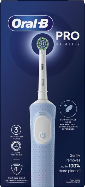 Изображение товара Электрическая зубная щетка Oral-B Pro Protect X Clean Blue