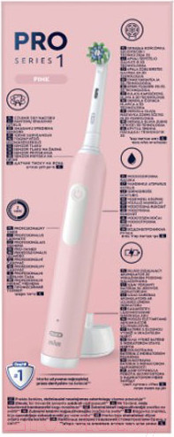 Изображение товара Электрическая зубная щетка Oral-B Pro 1 500 D305.513.3 (розовый)