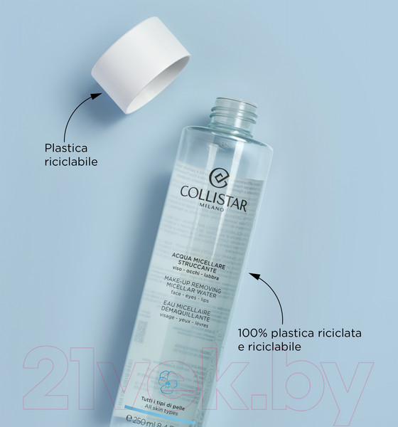 Изображение товара Мицеллярная вода Collistar Make-Up Removing Micellar Water Face-Eyes-Lips (250мл)