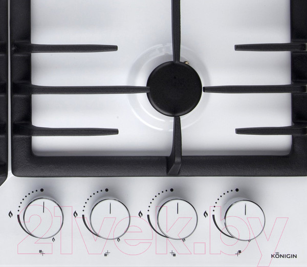 Изображение товара Газовая варочная панель Konigin Blaze 604 WHW