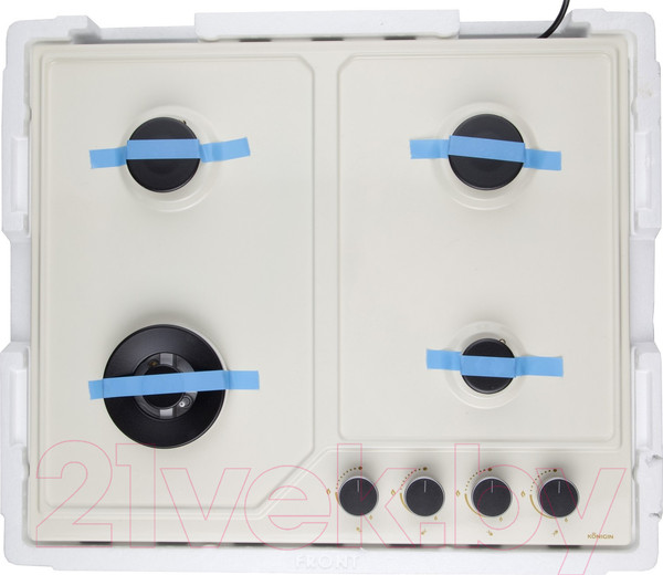 Изображение товара Газовая варочная панель Konigin Blaze 604 IVW