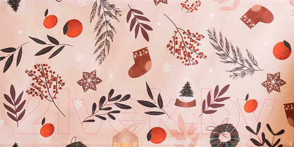 Изображение товара Скатерть Этель Новогодние украшения / 9896200