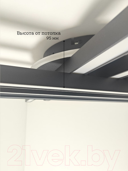 Изображение товара Потолочный светильник Mirastyle XL-60034/6+1 BK
