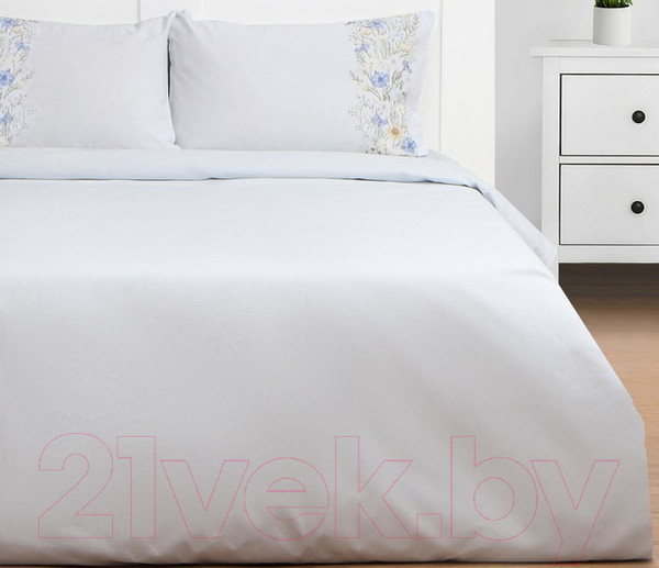 Изображение товара Комплект постельного белья Этель Flower strip вид 1 1.5сп / 9947019