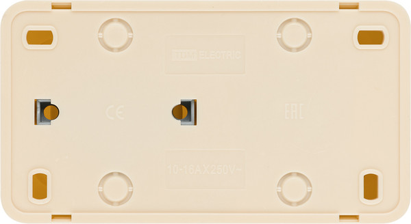 Изображение товара Блок выключатель+розетка TDM Ладога SQ1801-0202