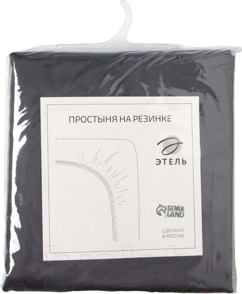 Изображение товара Простыня Этель 10140207 (темно-серый)