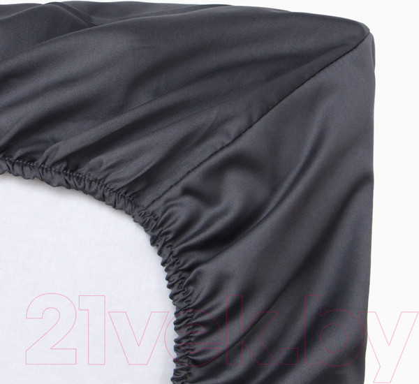 Изображение товара Простыня Этель 10140207 (темно-серый)