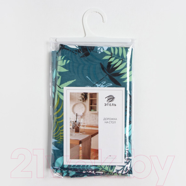 Изображение товара Дорожка на стол Этель Папоротник / 9596560 (40x149)