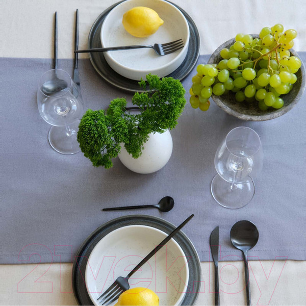 Изображение товара Дорожка на стол Этель Eco / 9631123 (40x130, серый)