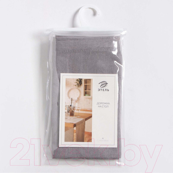 Изображение товара Дорожка на стол Этель Eco / 9631123 (40x130, серый)