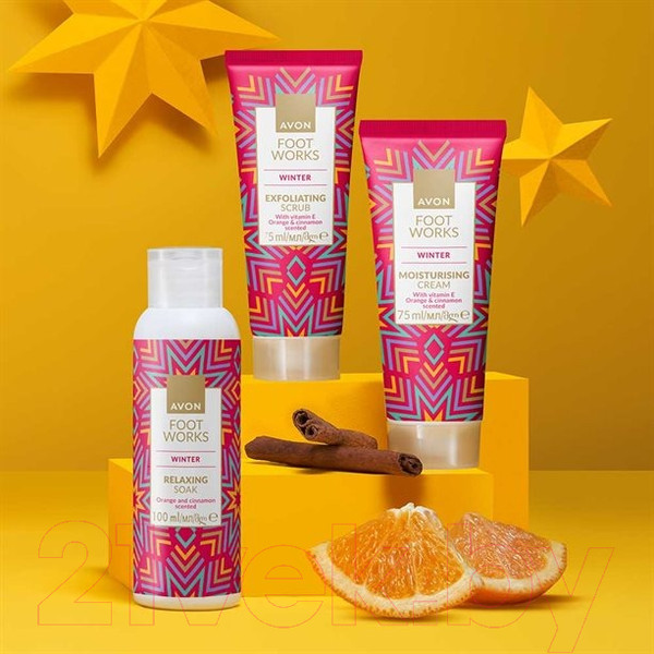 Изображение товара Скраб для ног Avon С ароматом апельсина и корицы (75мл)