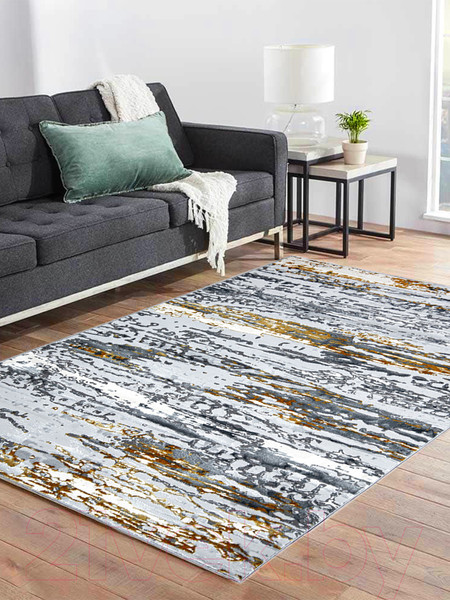 Изображение товара Ковер Mafy 5745 Livadhia 120x180 / MF-00026 (серый/желтый)