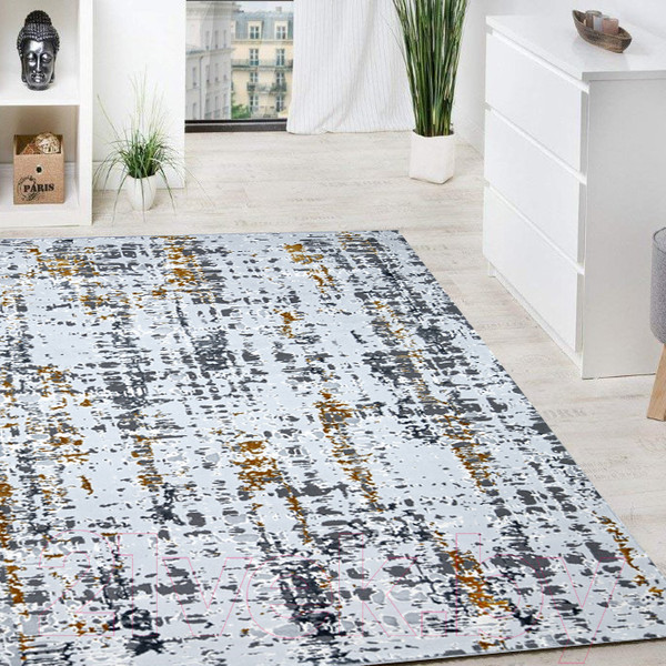 Изображение товара Ковер Mafy 5745 Livadhia 120x180 / MF-00026 (серый/желтый)