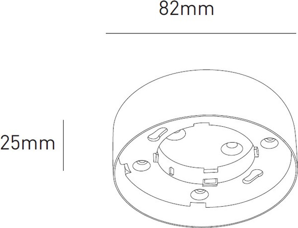 Изображение товара Точечный светильник IEK LUPB0-GX53-1-K01