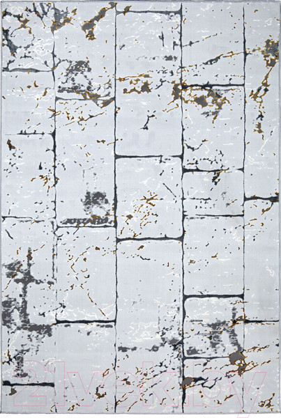 Изображение товара Ковер Mafy 5750 Alassa 80x150 / MF-00042 (серый/желтый)