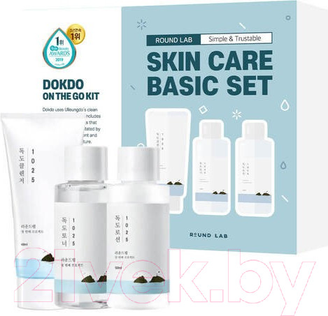 Изображение товара Набор косметики для лица Round Lab 1025 Dokdo On The Go Kit