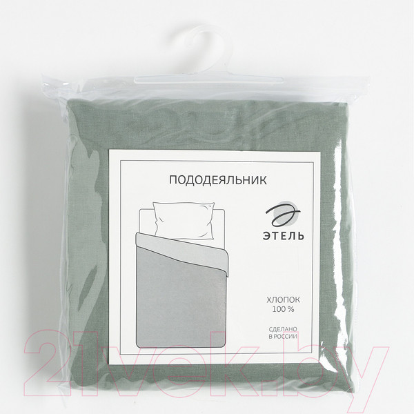 Изображение товара Пододеяльник Этель 9241704 (200x215, зеленый)