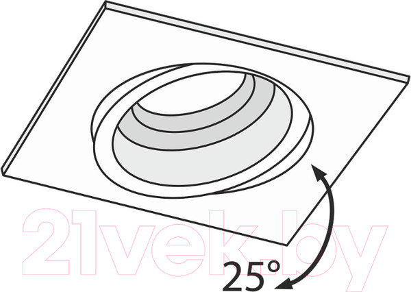 Изображение товара Точечный светильник Maytoni Akron DL026-2-01B
