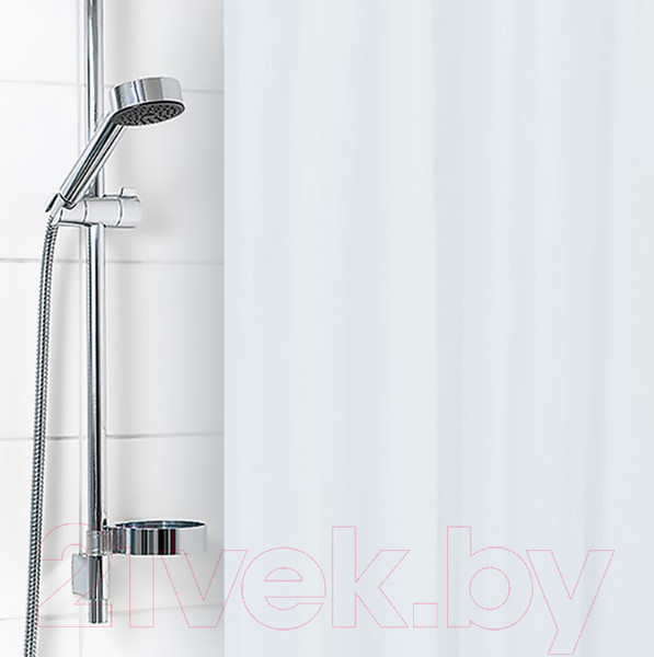 Изображение товара Шторка-занавеска для ванны V-line 180x180 (белый)