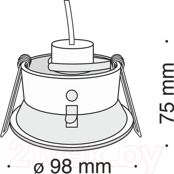 Изображение товара Точечный светильник Maytoni Yin DL030-2-01W
