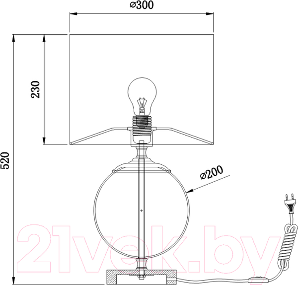 Изображение товара Прикроватная лампа Maytoni Lowell Z533TL-01N