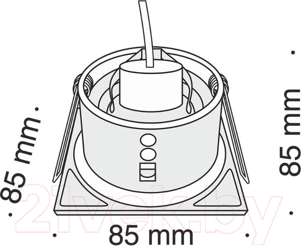Изображение товара Точечный светильник Maytoni Zoom DL033-2-01W