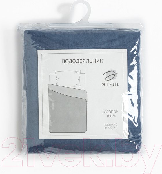 Изображение товара Пододеяльник Этель 9046033 (145x215, синий)