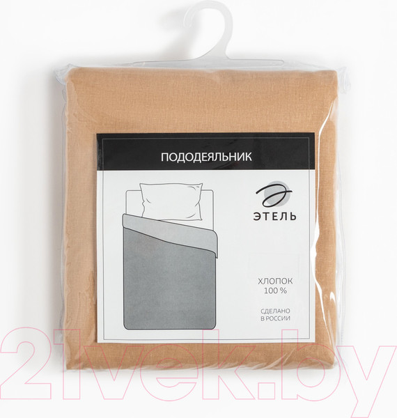 Изображение товара Пододеяльник Этель 9046065 (145x215, бежевый)