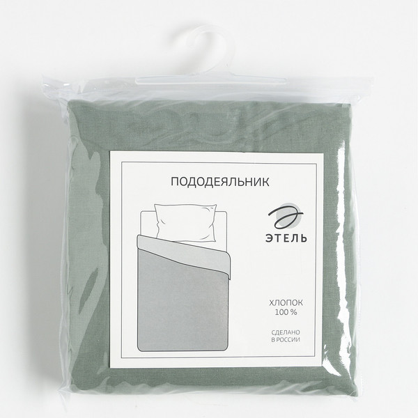 Изображение товара Пододеяльник Этель 9241703 (175x215, зеленый)