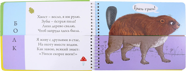 Изображение товара Развивающая книга Робинс Перевертыши. Лесные животные. Картинки-половинки / 9785436609003