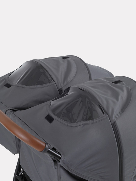 Изображение товара Детская прогулочная коляска Rant Twinny / RA151 (Graphite)