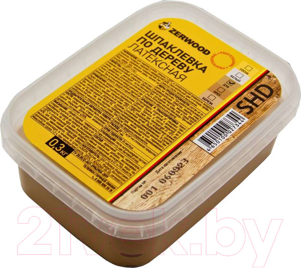 Изображение товара Шпатлевка готовая Zerwood SHD по дереву латексная (300г, береза)