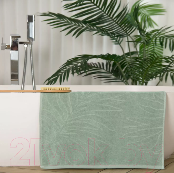Изображение товара Полотенце Belezza Flora 50x80 / 6188087 (светло-зеленый/зеленый)