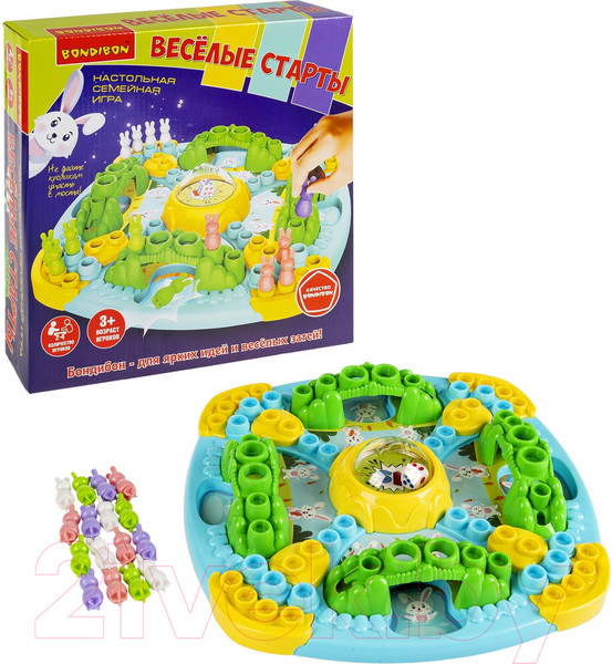 Изображение товара Настольная игра Bondibon Веселые старты / ВВ6337