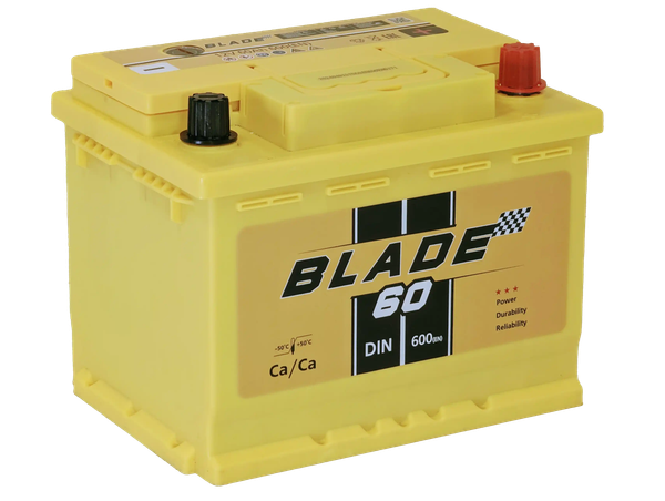 Изображение товара Автомобильный аккумулятор BLADE R 600A DIN60MF (60 А/ч)