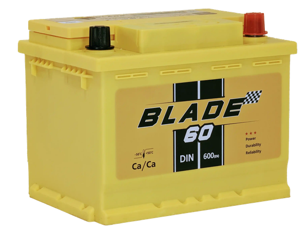 Изображение товара Автомобильный аккумулятор BLADE R 600A DIN60MF (60 А/ч)