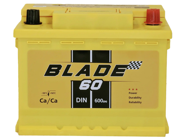 Изображение товара Автомобильный аккумулятор BLADE R 600A DIN60MF (60 А/ч)