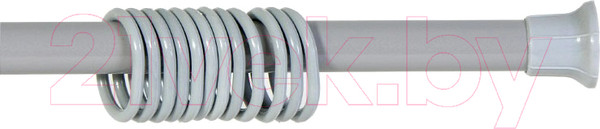 Изображение товара Карниз для ванны No Brand 1.20x2.10 (с кольцами, серый)